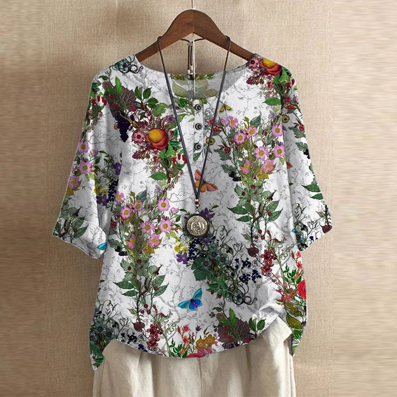 White Flowers / 3XL