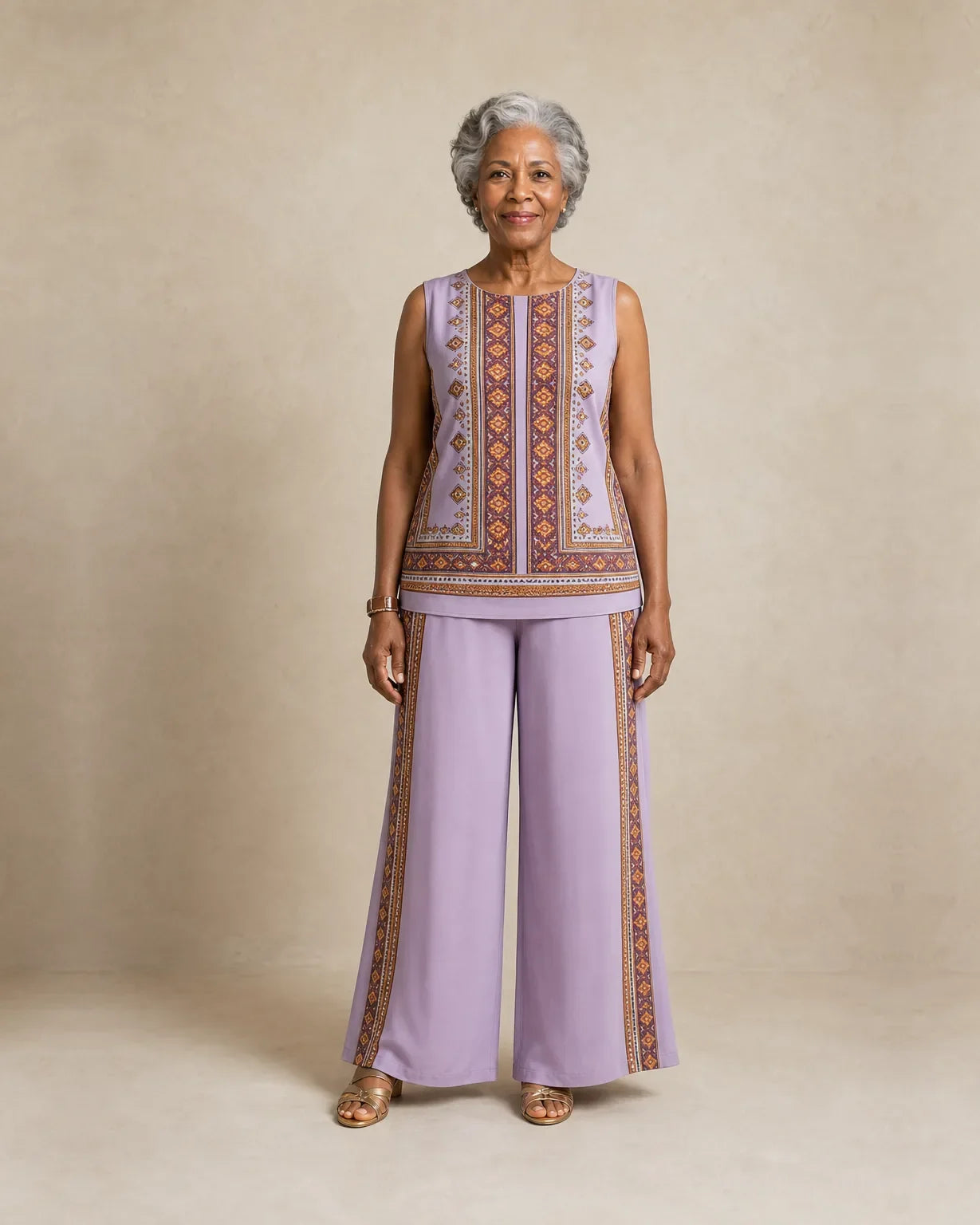 Lilac Border / 5XL