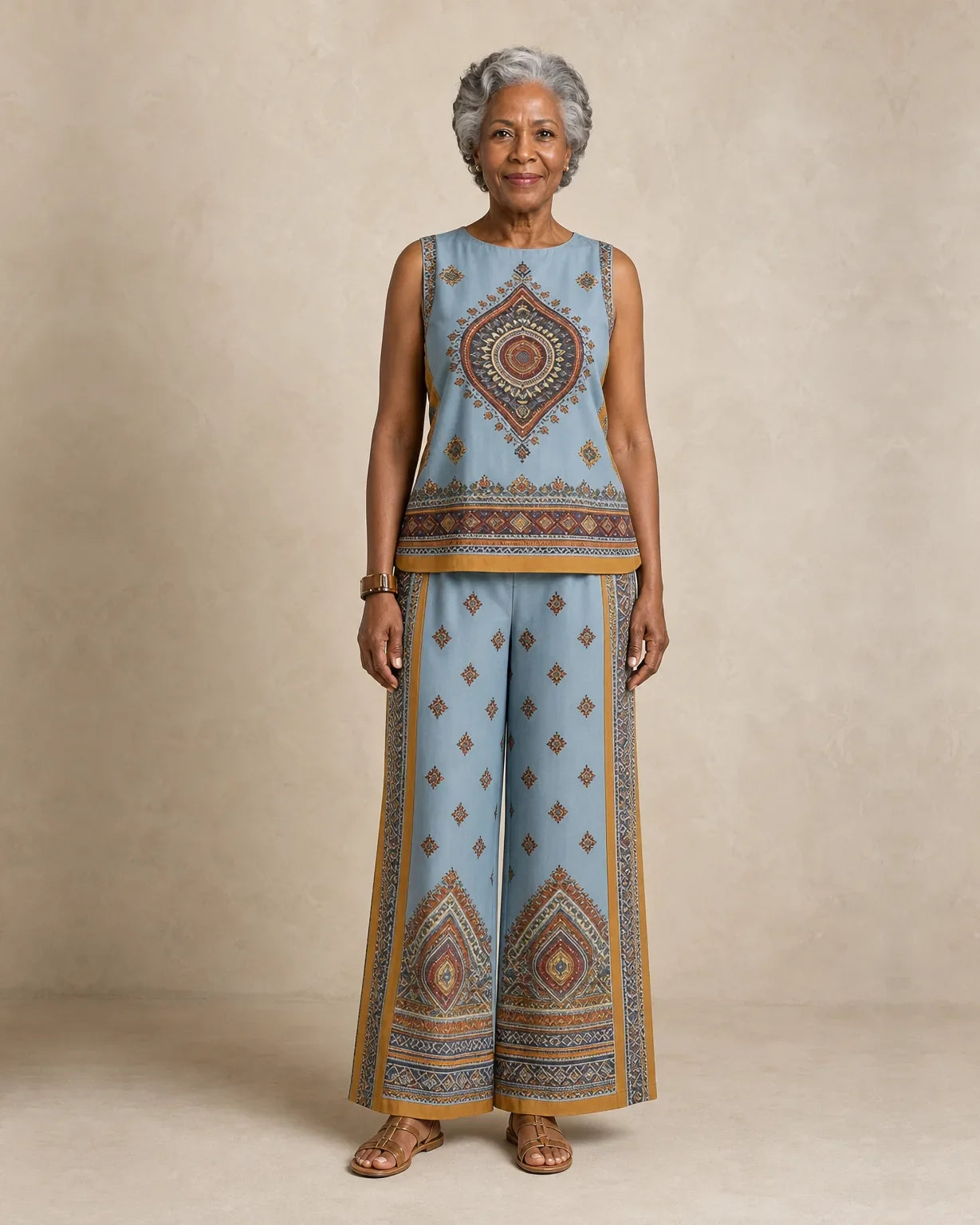 Powder Blue Medallion / 5XL